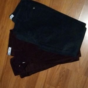 OLD NAVY CORDUROY SKINNY LEG PANTS
